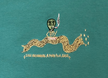 Like Fish from Water Hoody - Teal